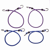 Резинка для крепления багажа 60см*8мм SKYWAY 4шт метал. Крюк 1/40